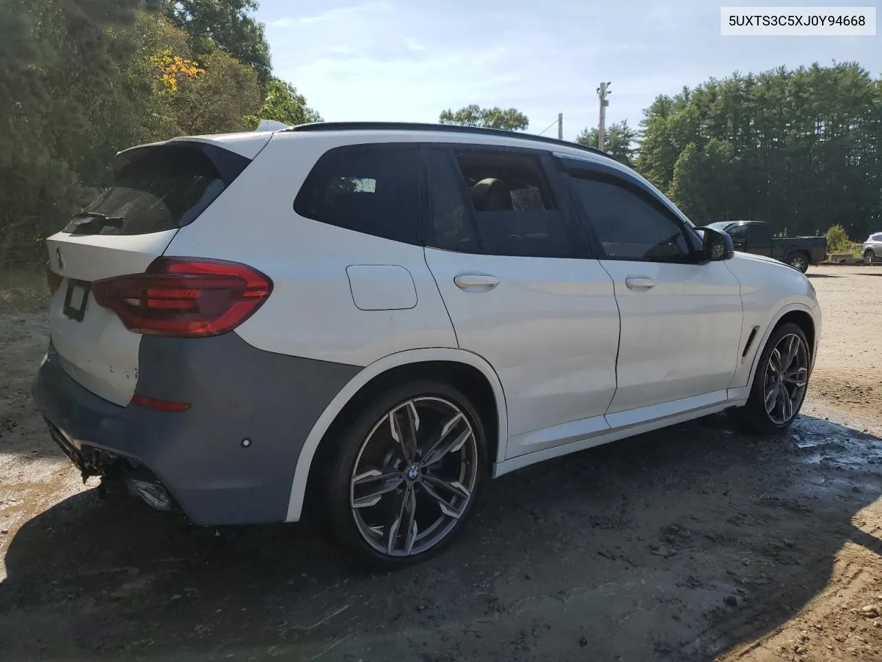 2018 BMW X3 xDrivem40I VIN: 5UXTS3C5XJ0Y94668 Lot: 71350114