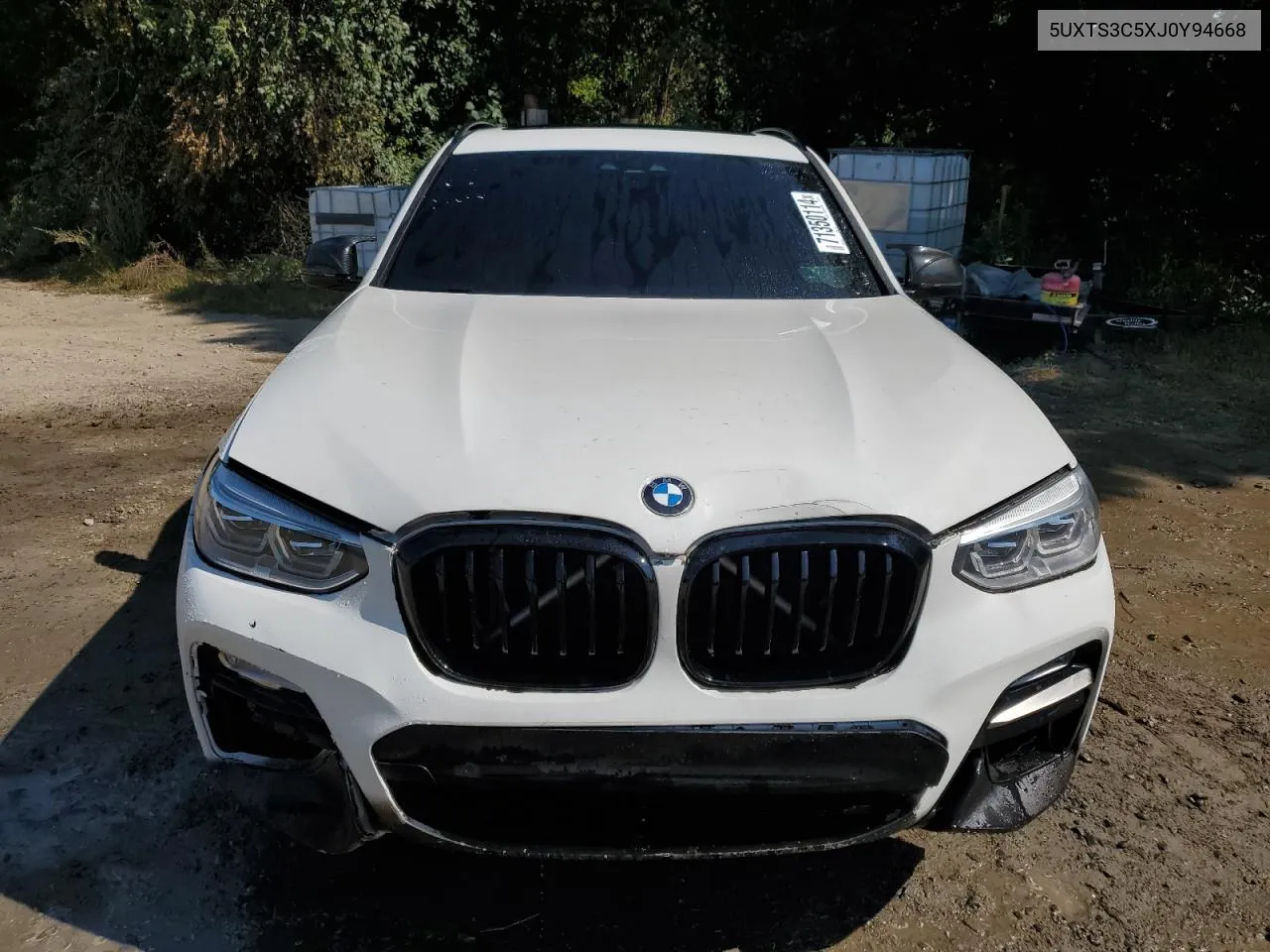 2018 BMW X3 xDrivem40I VIN: 5UXTS3C5XJ0Y94668 Lot: 71350114