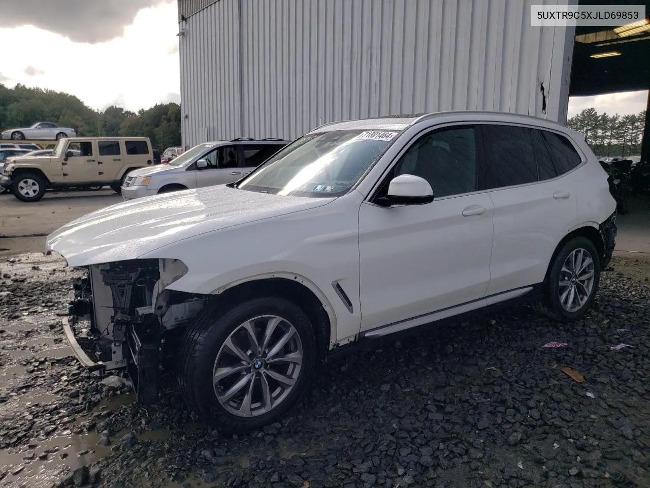 2018 BMW X3 xDrive30I VIN: 5UXTR9C5XJLD69853 Lot: 71801464