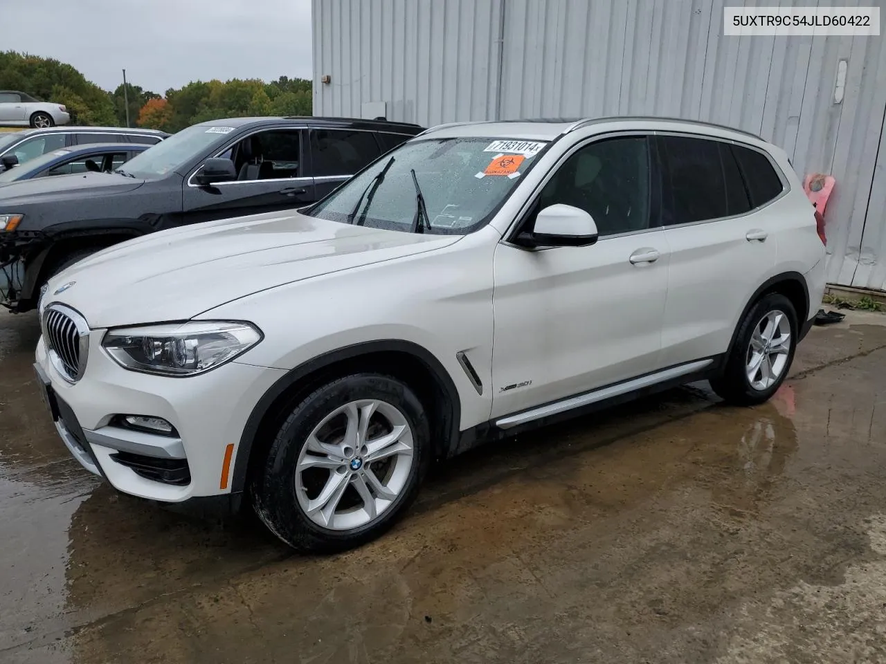 2018 BMW X3 xDrive30I VIN: 5UXTR9C54JLD60422 Lot: 71931014