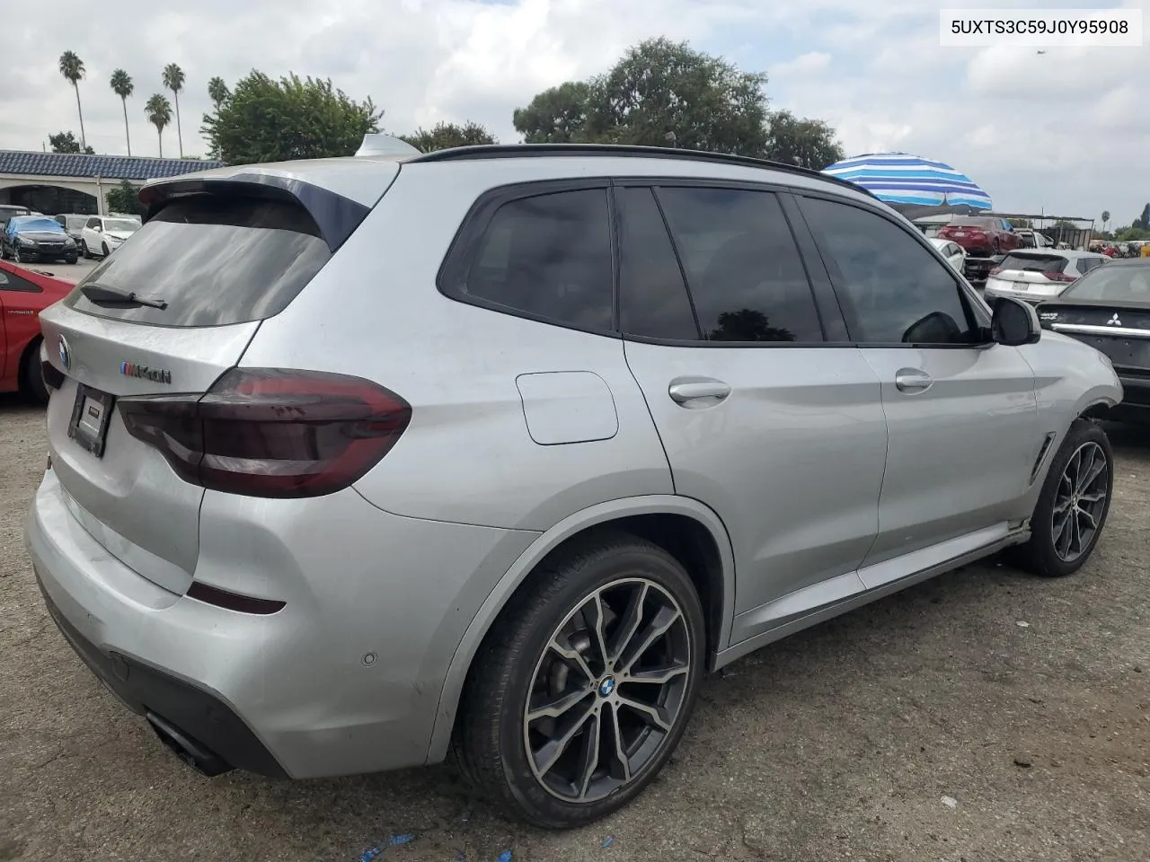 5UXTS3C59J0Y95908 2018 BMW X3 xDrivem40I