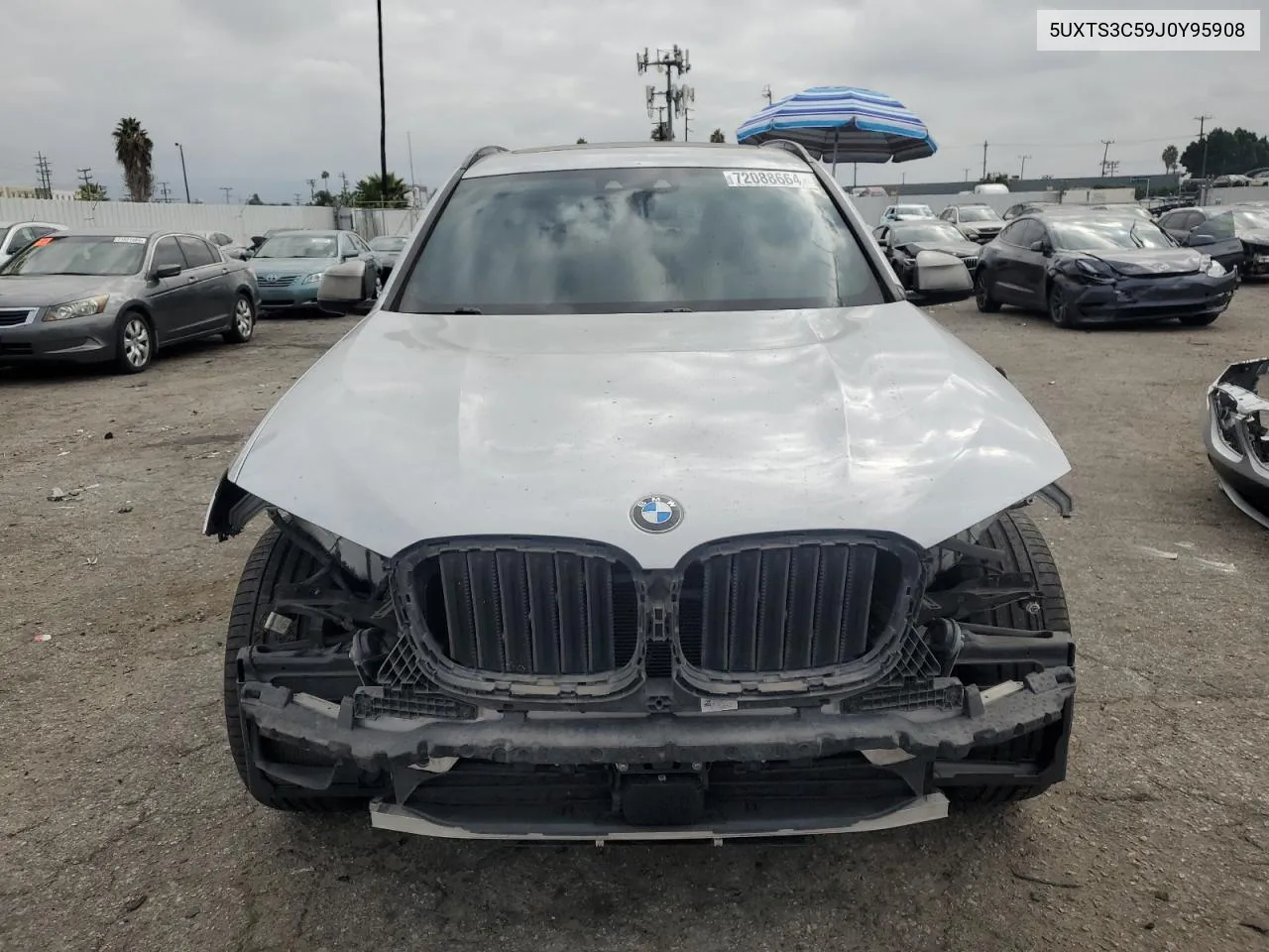 2018 BMW X3 xDrivem40I VIN: 5UXTS3C59J0Y95908 Lot: 72088664