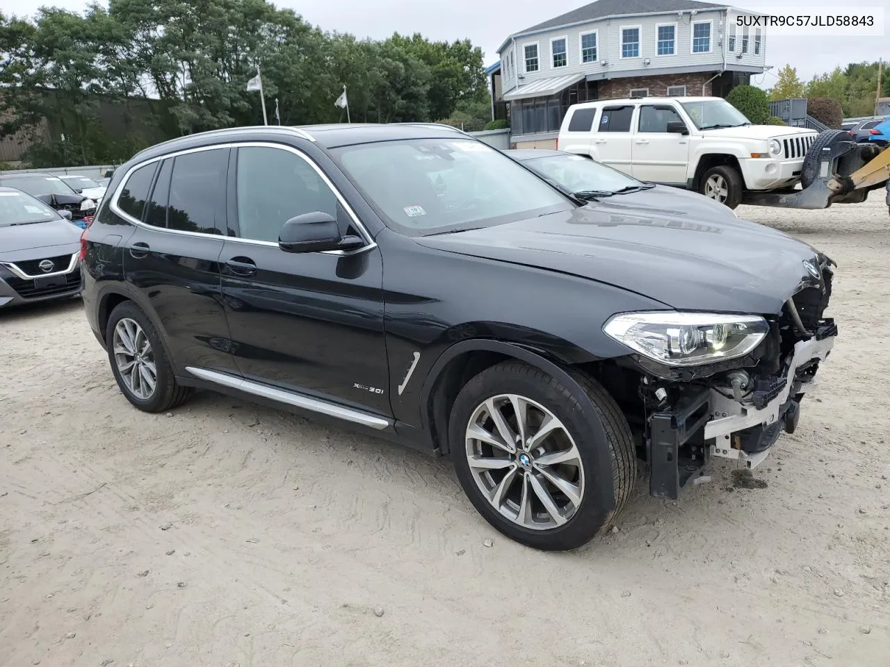 2018 BMW X3 xDrive30I VIN: 5UXTR9C57JLD58843 Lot: 72549594