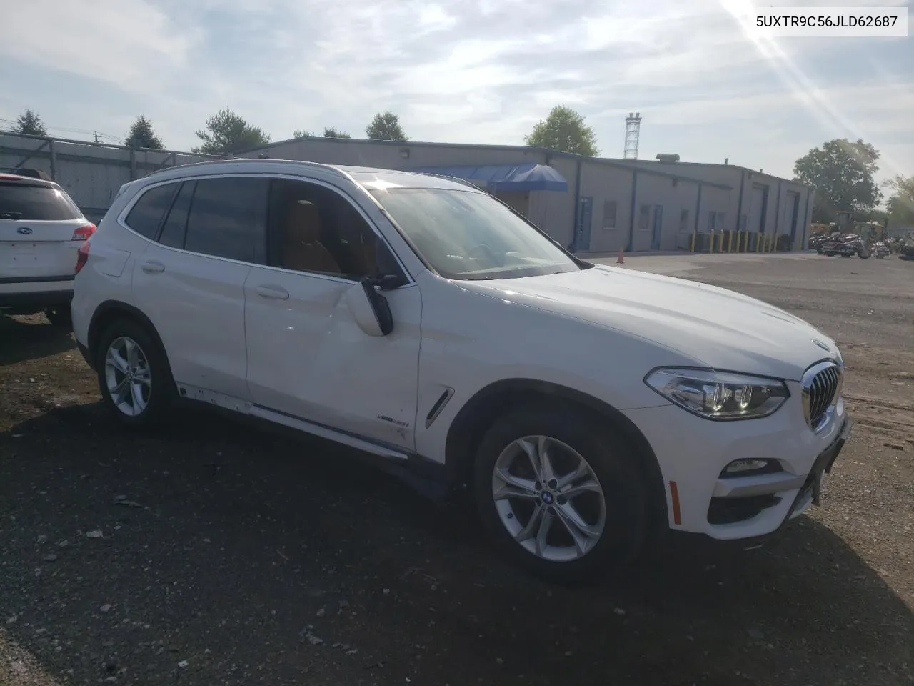 2018 BMW X3 xDrive30I VIN: 5UXTR9C56JLD62687 Lot: 74242114