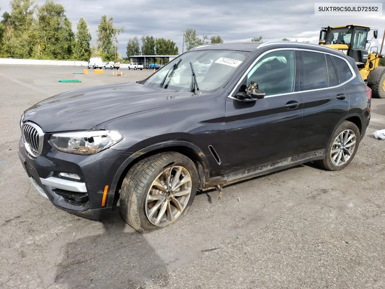 2018 BMW X3 xDrive30I VIN: 5UXTR9C50JLD72552 Lot: 75432234