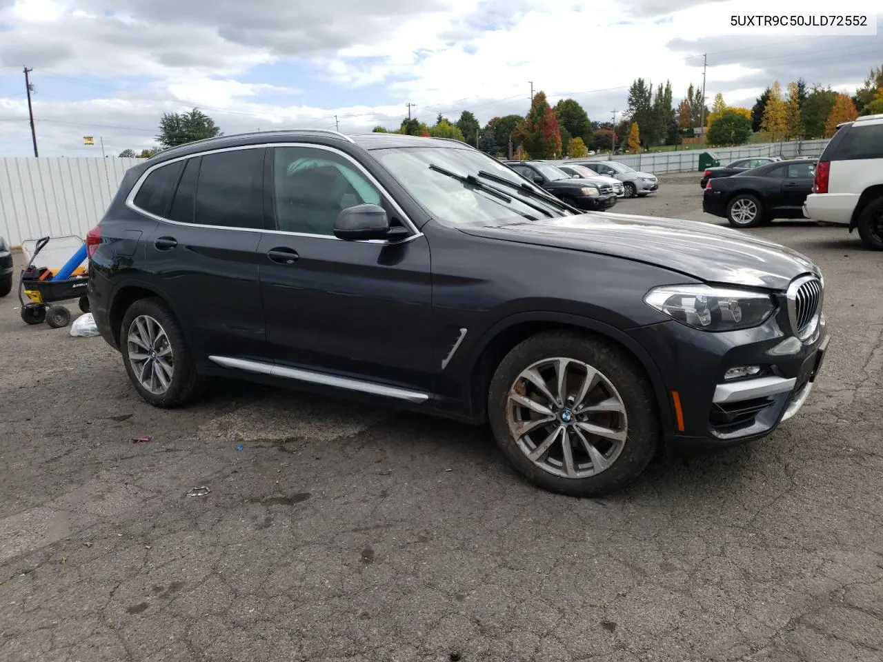 2018 BMW X3 xDrive30I VIN: 5UXTR9C50JLD72552 Lot: 75432234