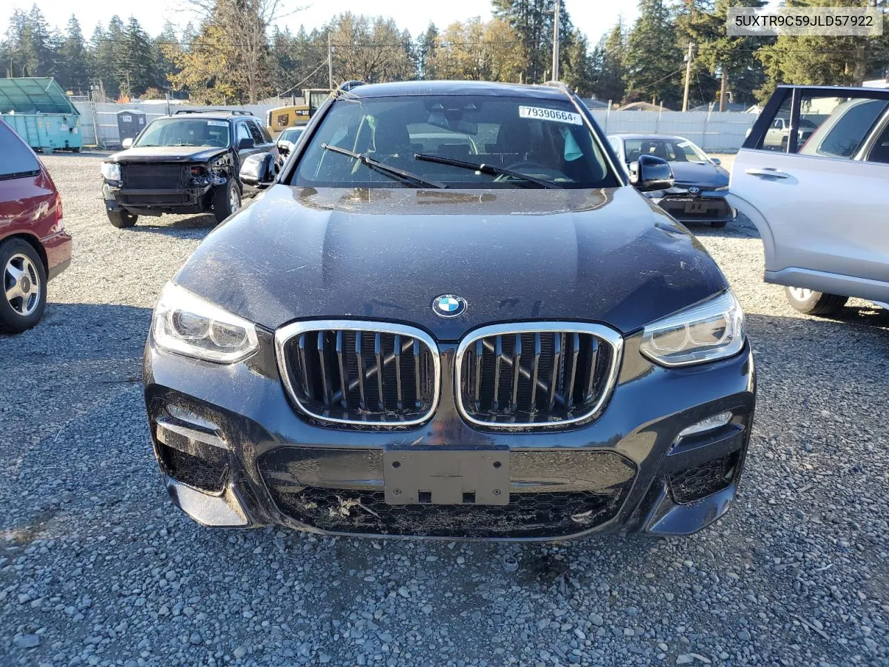 2018 BMW X3 xDrive30I VIN: 5UXTR9C59JLD57922 Lot: 79390664