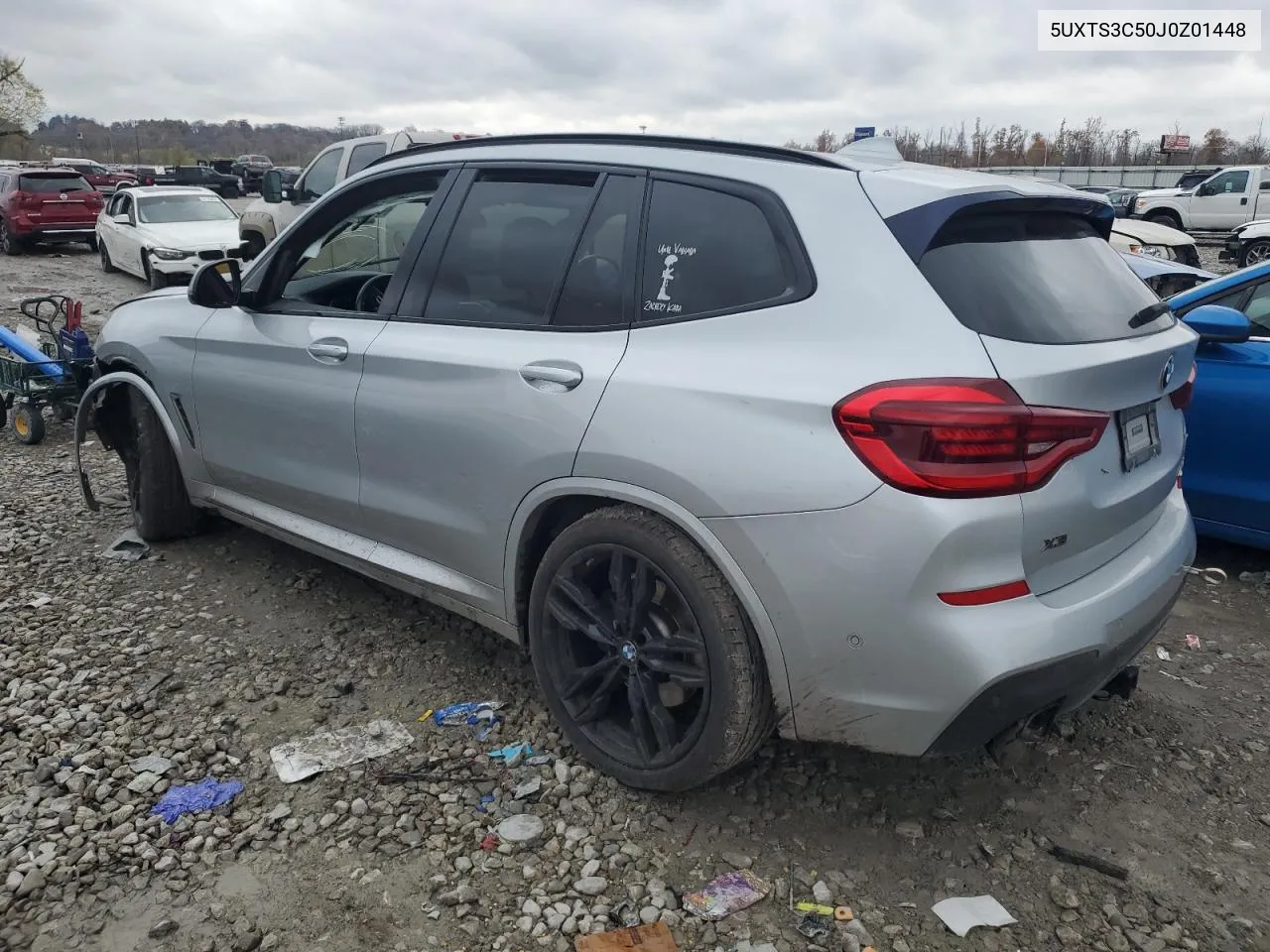 2018 BMW X3 xDrivem40I VIN: 5UXTS3C50J0Z01448 Lot: 80989624