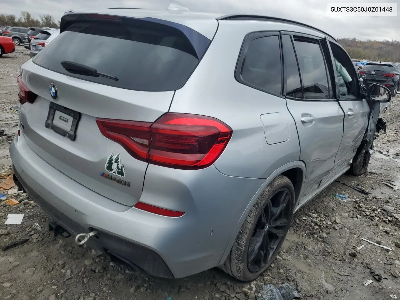 2018 BMW X3 xDrivem40I VIN: 5UXTS3C50J0Z01448 Lot: 80989624