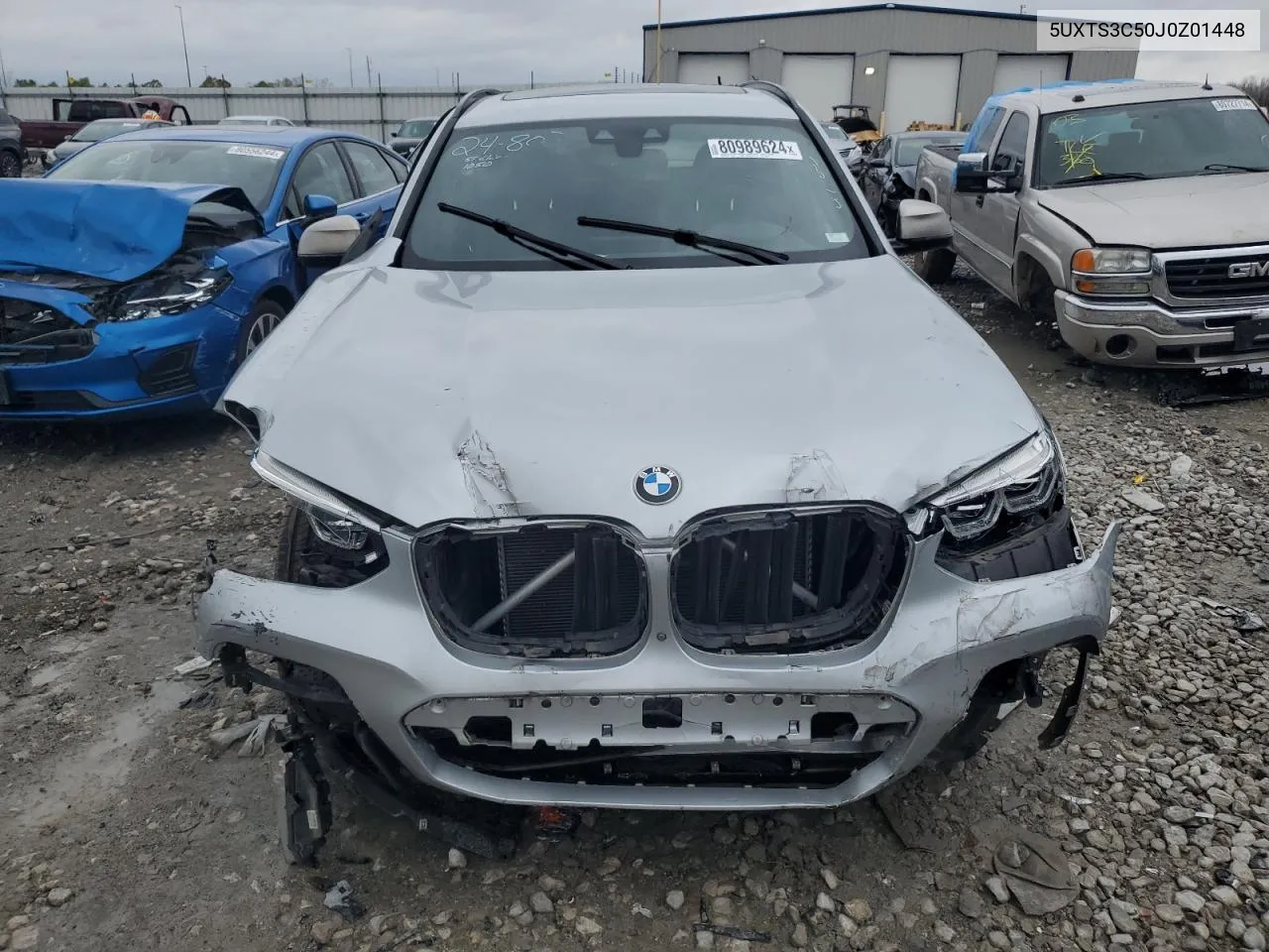 2018 BMW X3 xDrivem40I VIN: 5UXTS3C50J0Z01448 Lot: 80989624