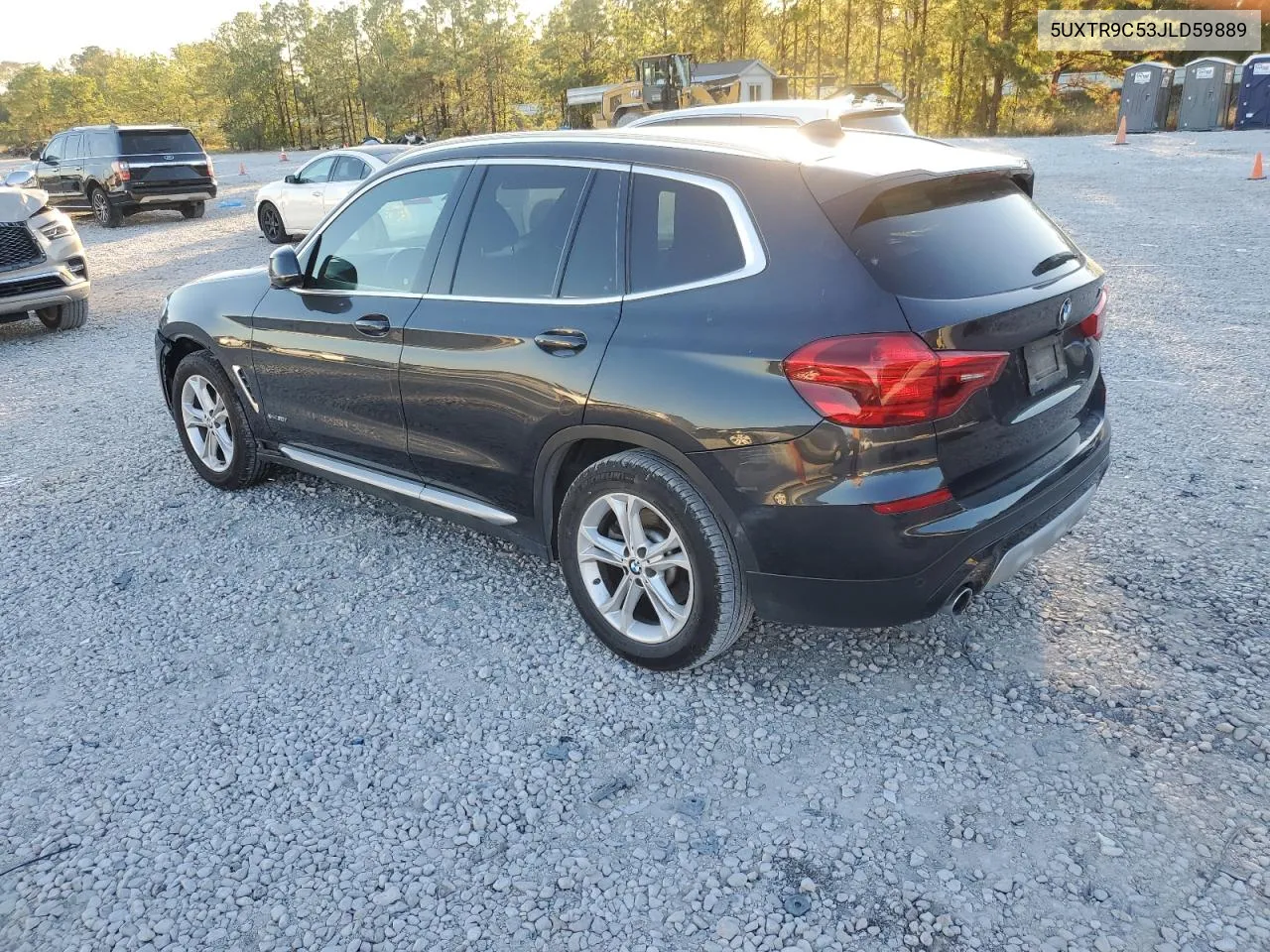 2018 BMW X3 xDrive30I VIN: 5UXTR9C53JLD59889 Lot: 81105794