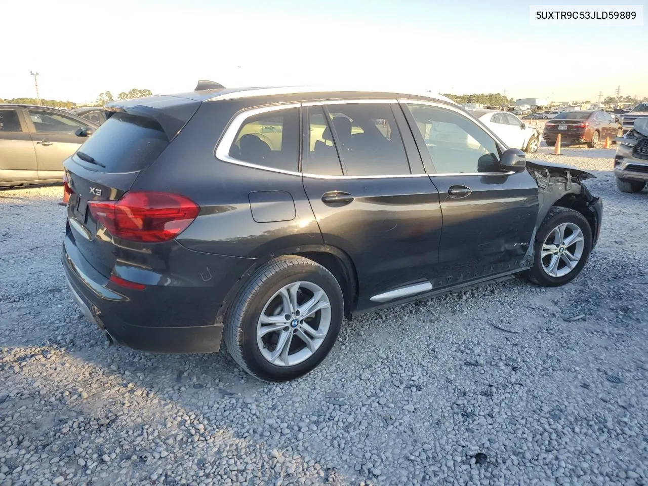 2018 BMW X3 xDrive30I VIN: 5UXTR9C53JLD59889 Lot: 81105794