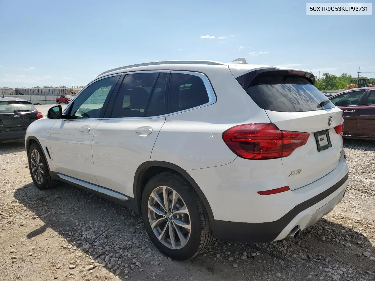 2019 BMW X3 xDrive30I VIN: 5UXTR9C53KLP93731 Lot: 52904954