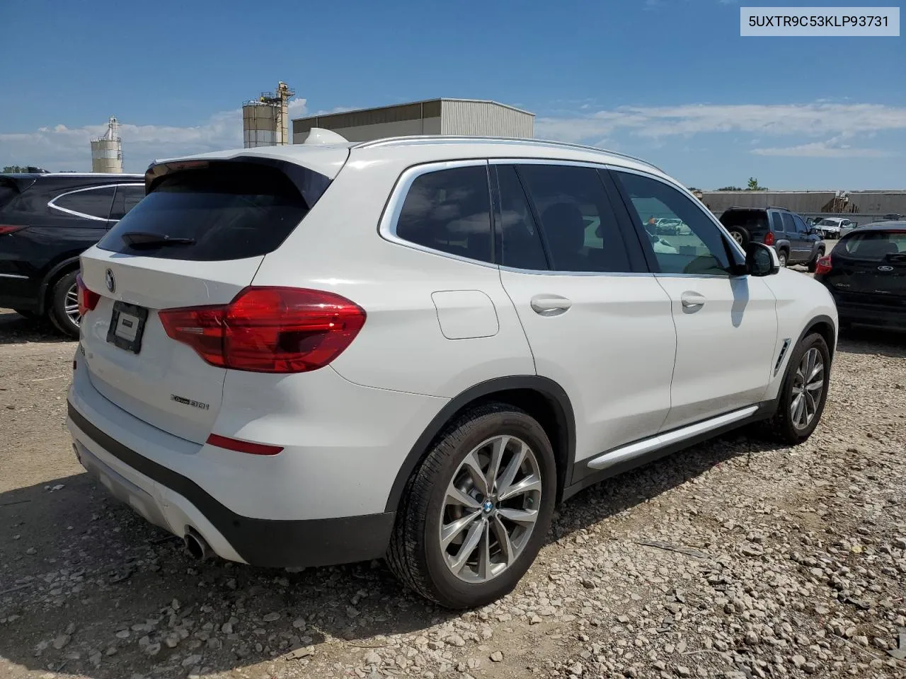 2019 BMW X3 xDrive30I VIN: 5UXTR9C53KLP93731 Lot: 52904954