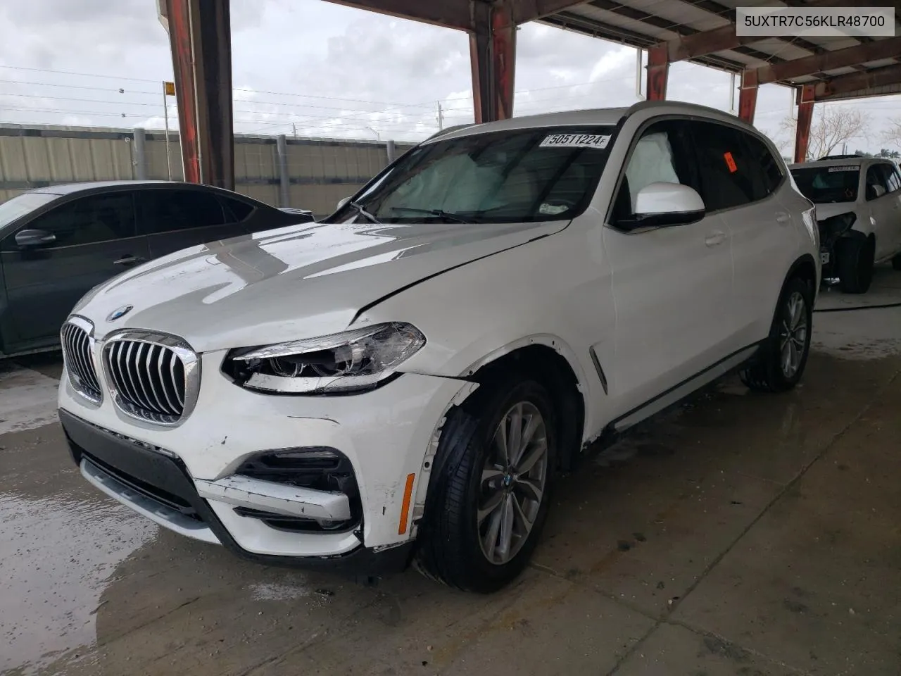 2019 BMW X3 Sdrive30I VIN: 5UXTR7C56KLR48700 Lot: 56502024