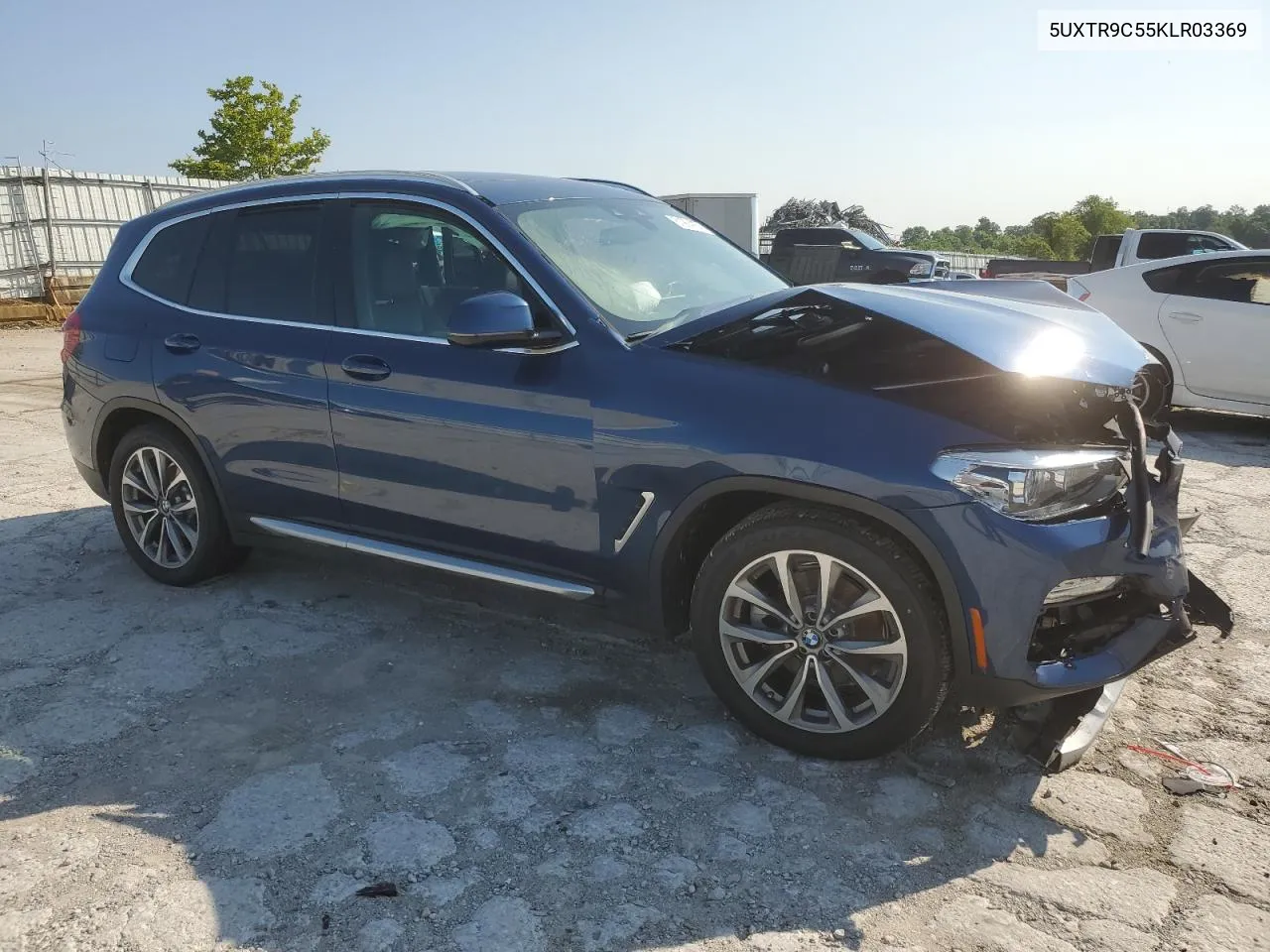 2019 BMW X3 xDrive30I VIN: 5UXTR9C55KLR03369 Lot: 61904164