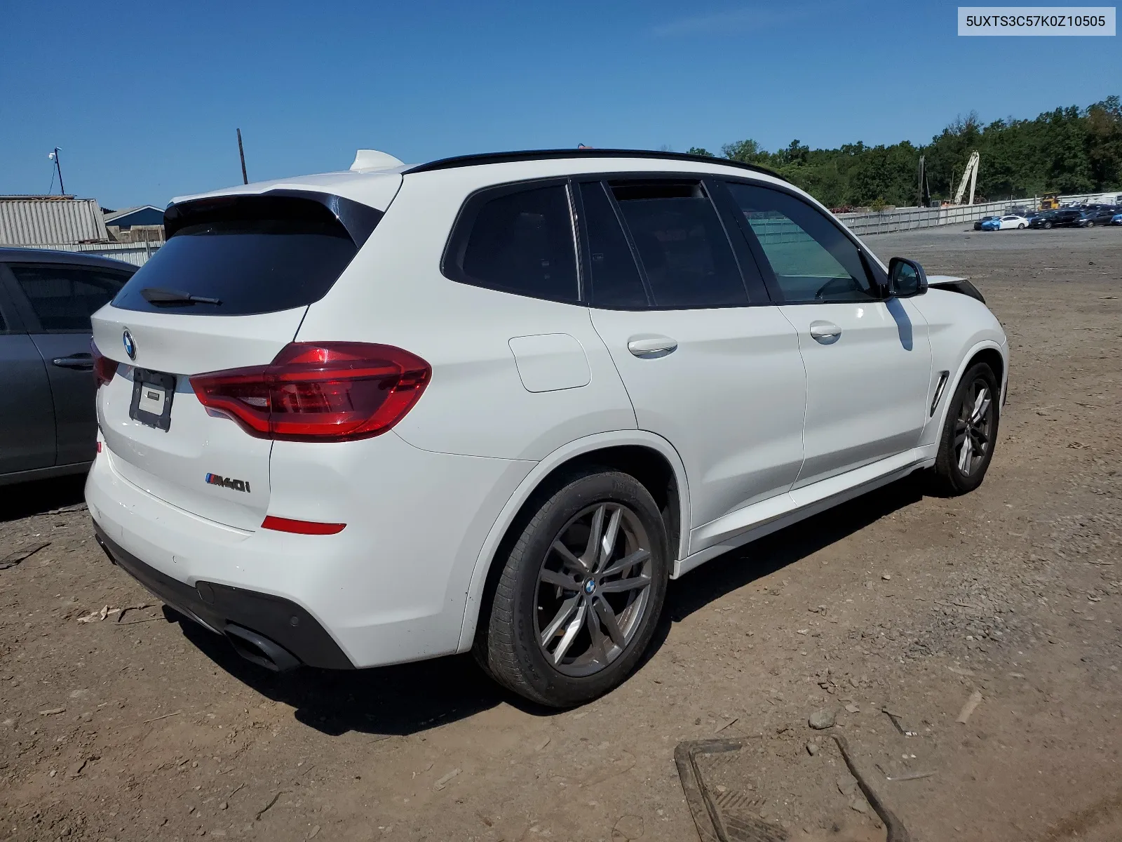 2019 BMW X3 xDrivem40I VIN: 5UXTS3C57K0Z10505 Lot: 65731324