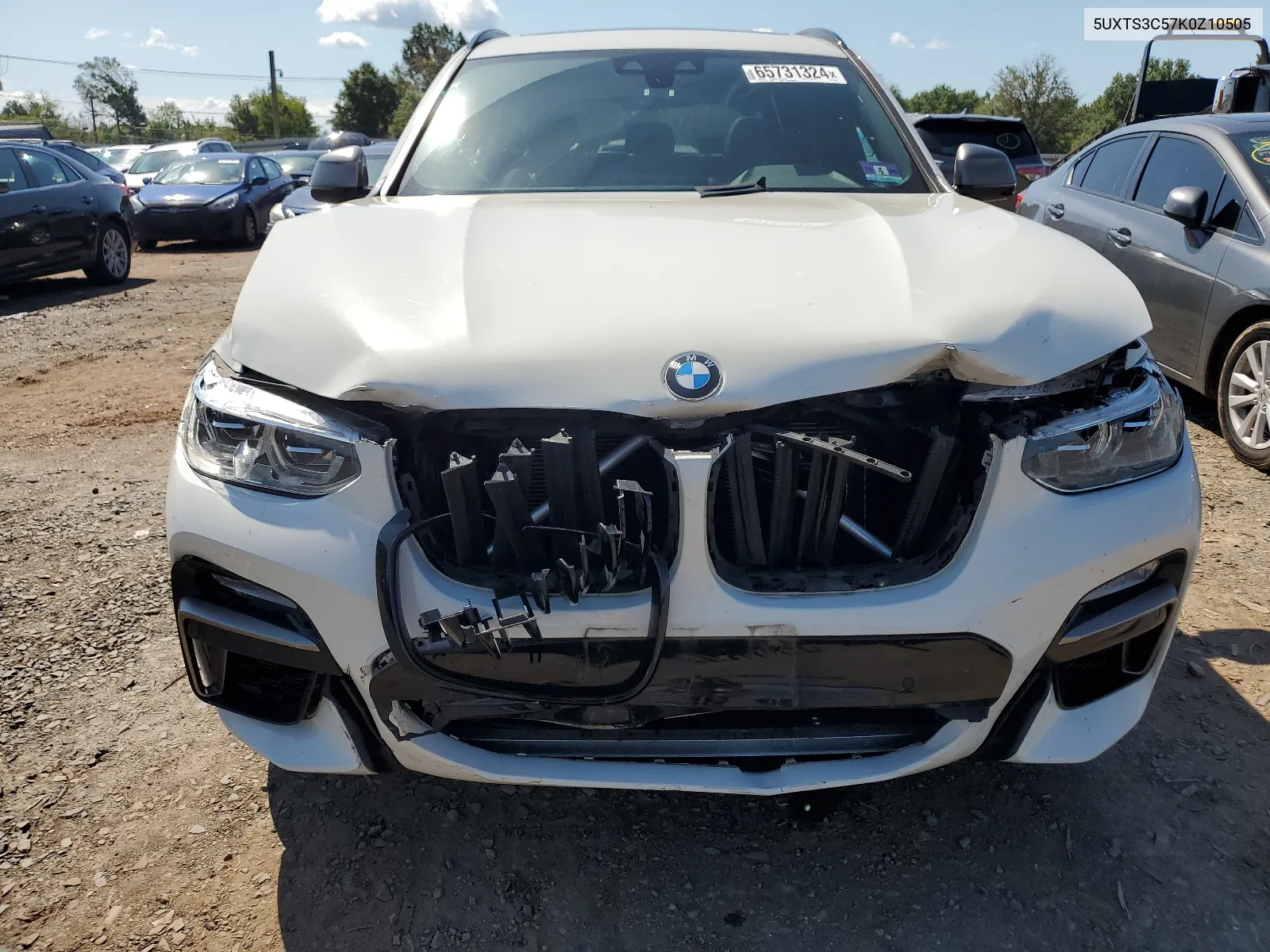 2019 BMW X3 xDrivem40I VIN: 5UXTS3C57K0Z10505 Lot: 65731324