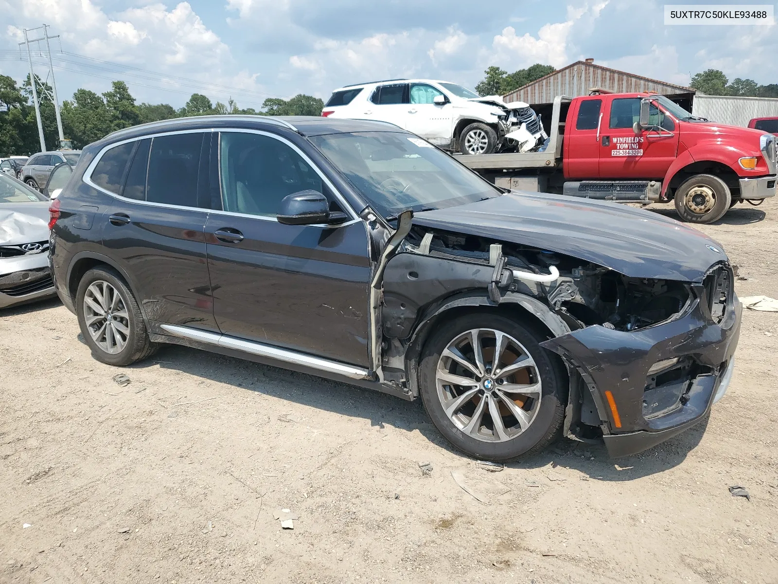 2019 BMW X3 Sdrive30I VIN: 5UXTR7C50KLE93488 Lot: 66099944