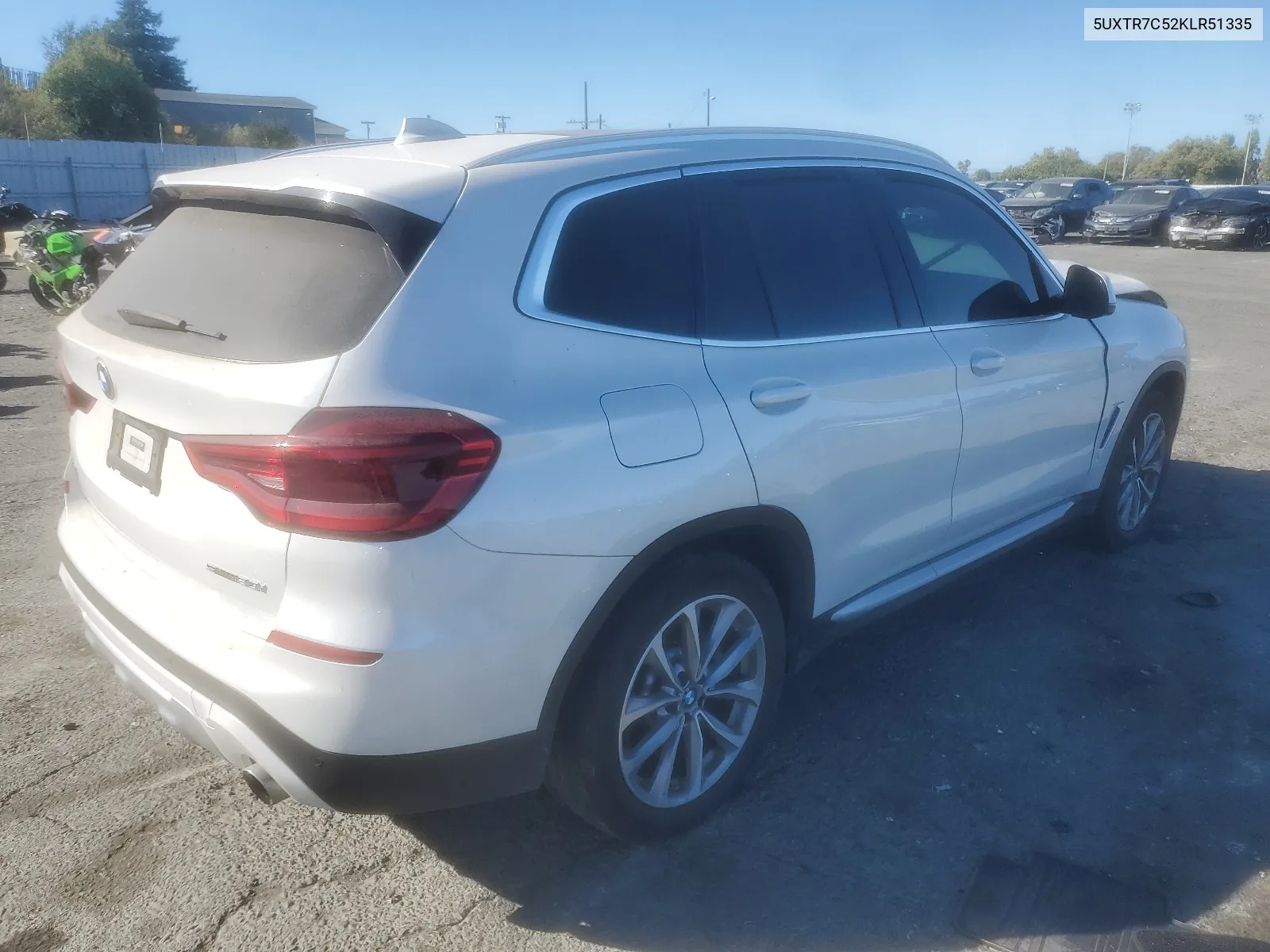 2019 BMW X3 Sdrive30I VIN: 5UXTR7C52KLR51335 Lot: 67062274