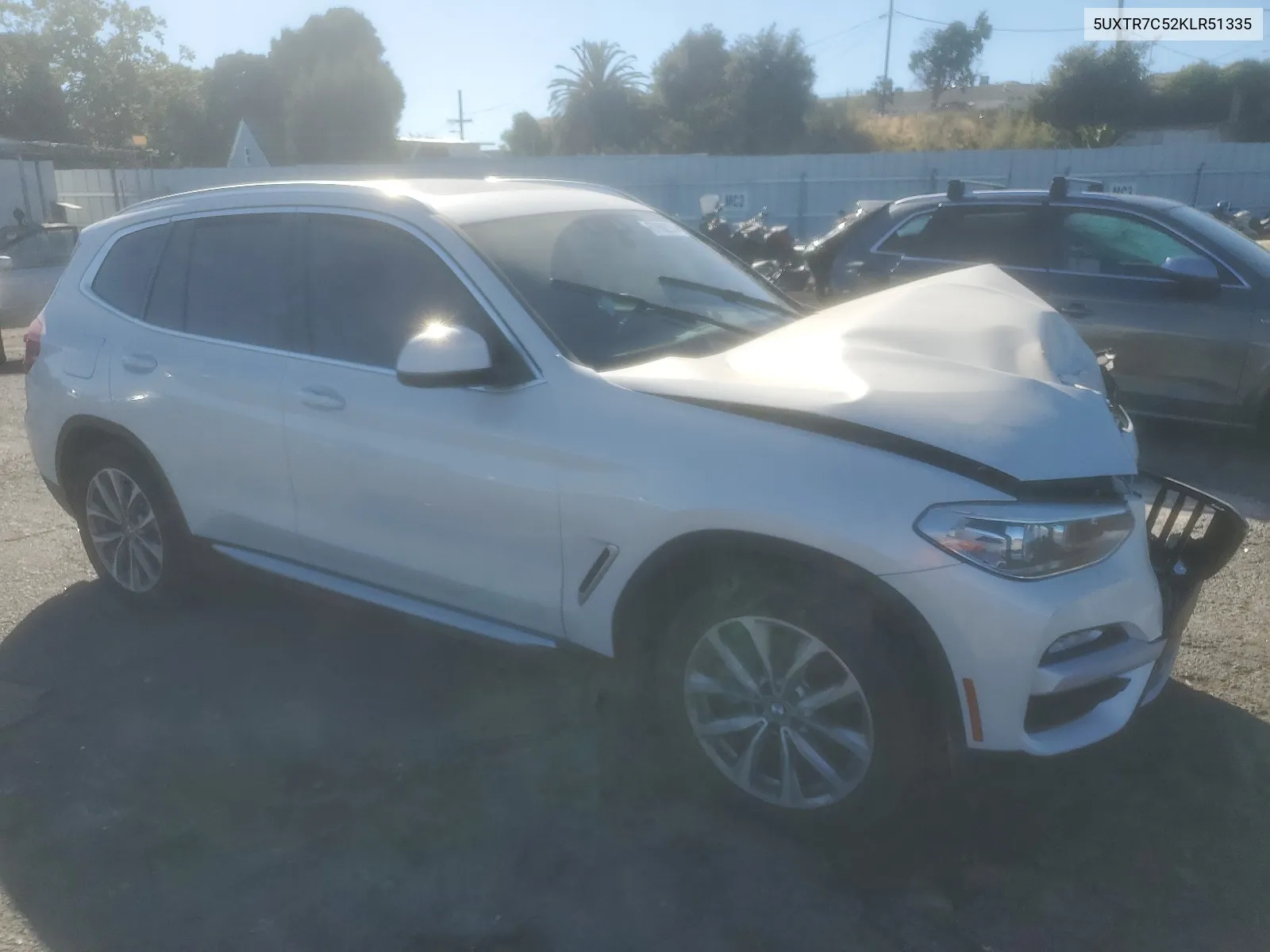 5UXTR7C52KLR51335 2019 BMW X3 Sdrive30I