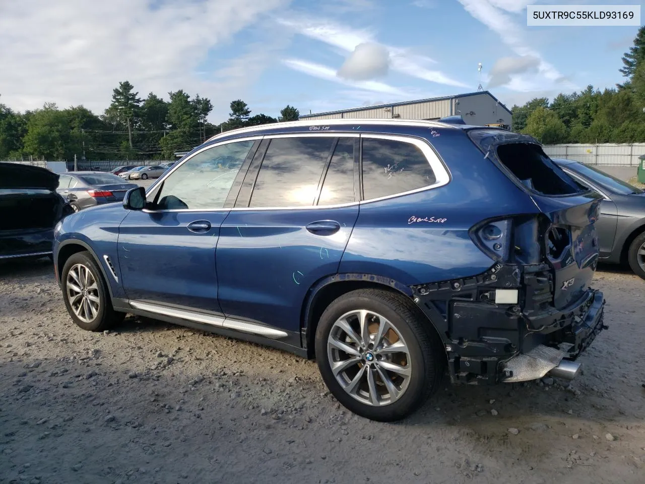 2019 BMW X3 xDrive30I VIN: 5UXTR9C55KLD93169 Lot: 68303774