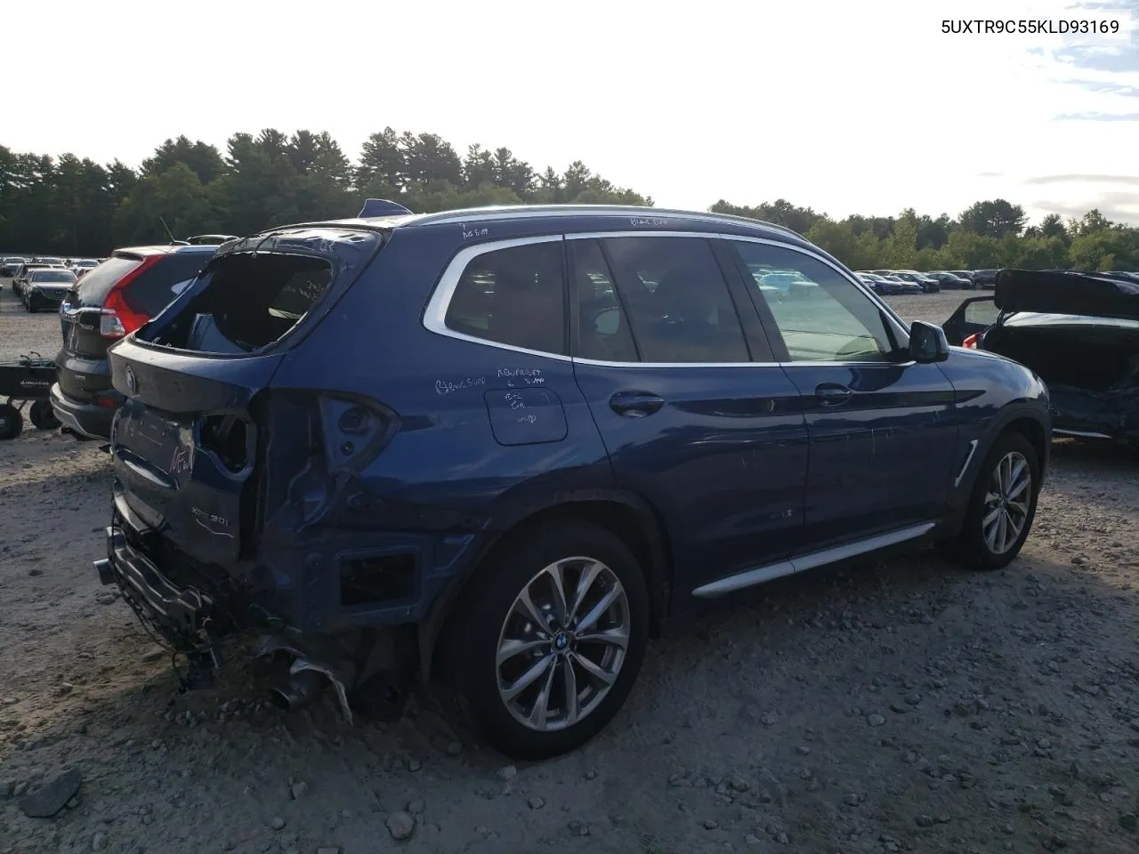 5UXTR9C55KLD93169 2019 BMW X3 xDrive30I