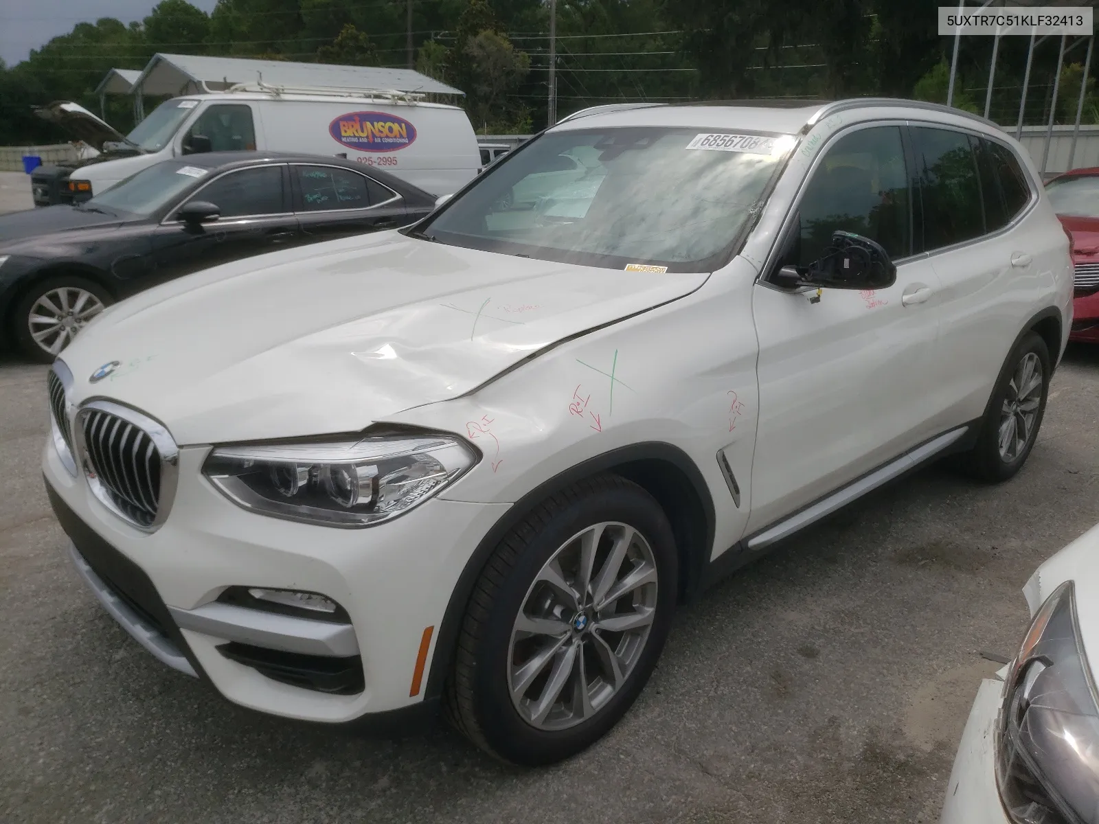 2019 BMW X3 Sdrive30I VIN: 5UXTR7C51KLF32413 Lot: 68567084