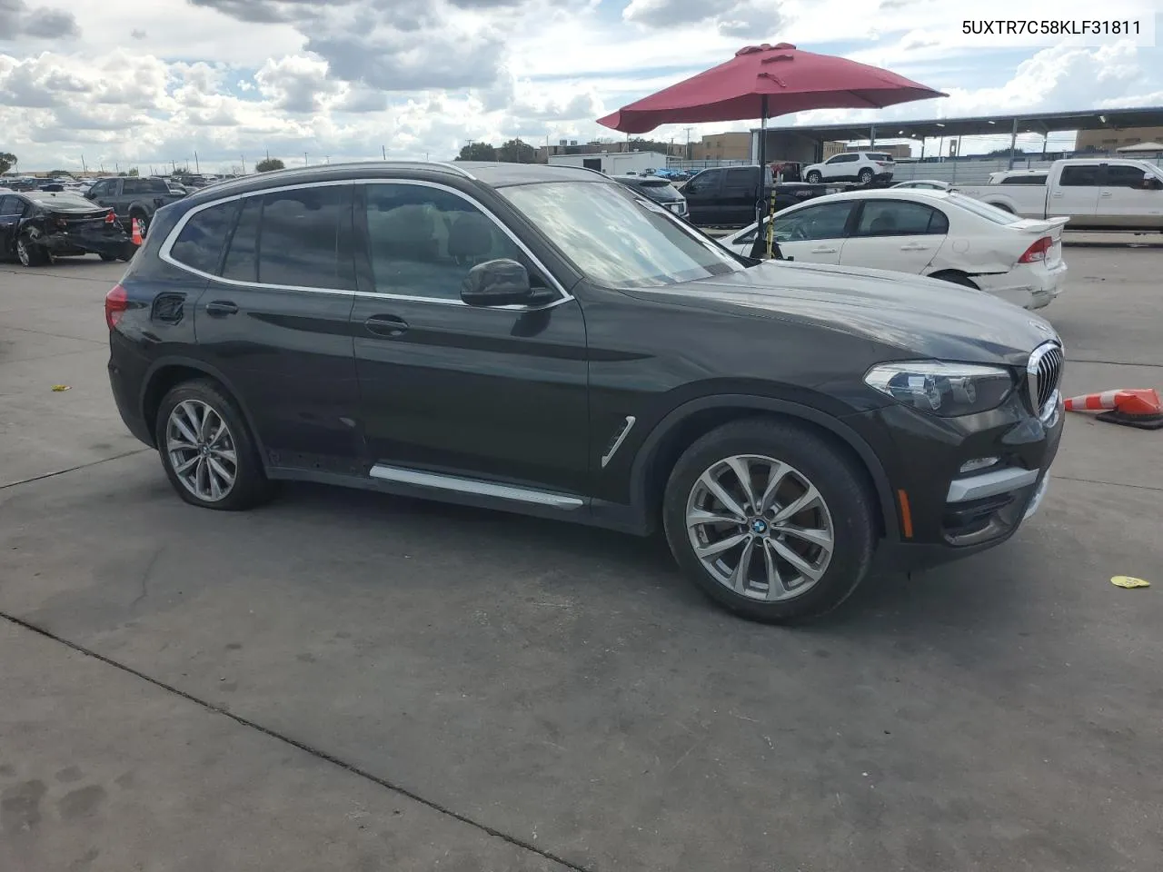 2019 BMW X3 Sdrive30I VIN: 5UXTR7C58KLF31811 Lot: 69472244