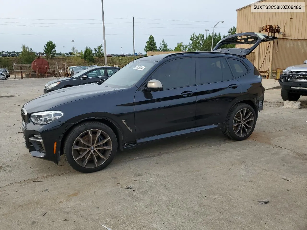 2019 BMW X3 xDrivem40I VIN: 5UXTS3C58K0Z08486 Lot: 69639534