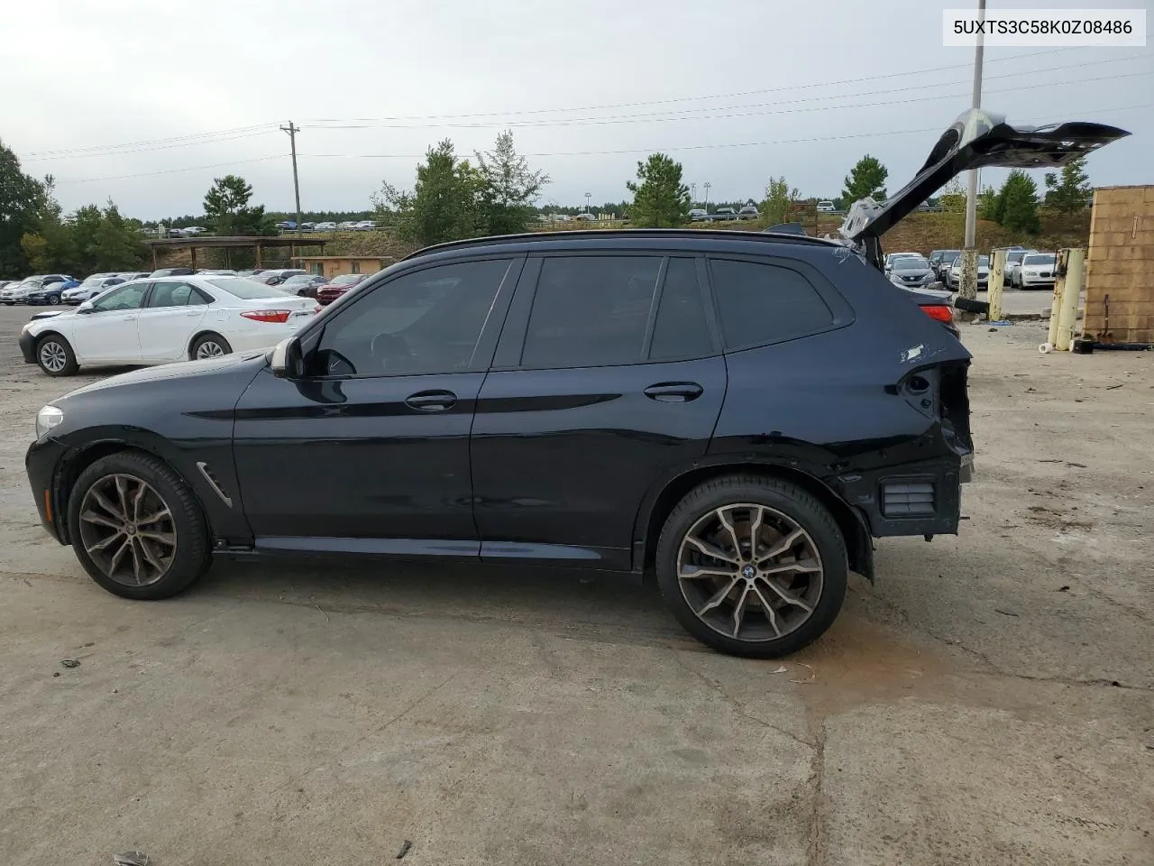 5UXTS3C58K0Z08486 2019 BMW X3 xDrivem40I