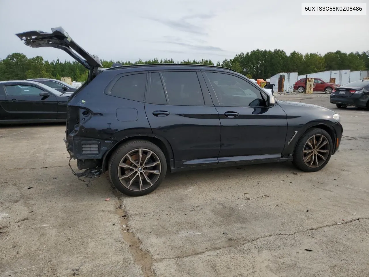 2019 BMW X3 xDrivem40I VIN: 5UXTS3C58K0Z08486 Lot: 69639534