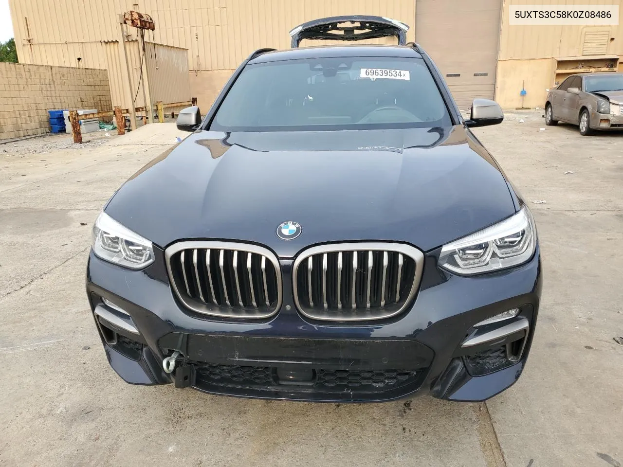 2019 BMW X3 xDrivem40I VIN: 5UXTS3C58K0Z08486 Lot: 69639534