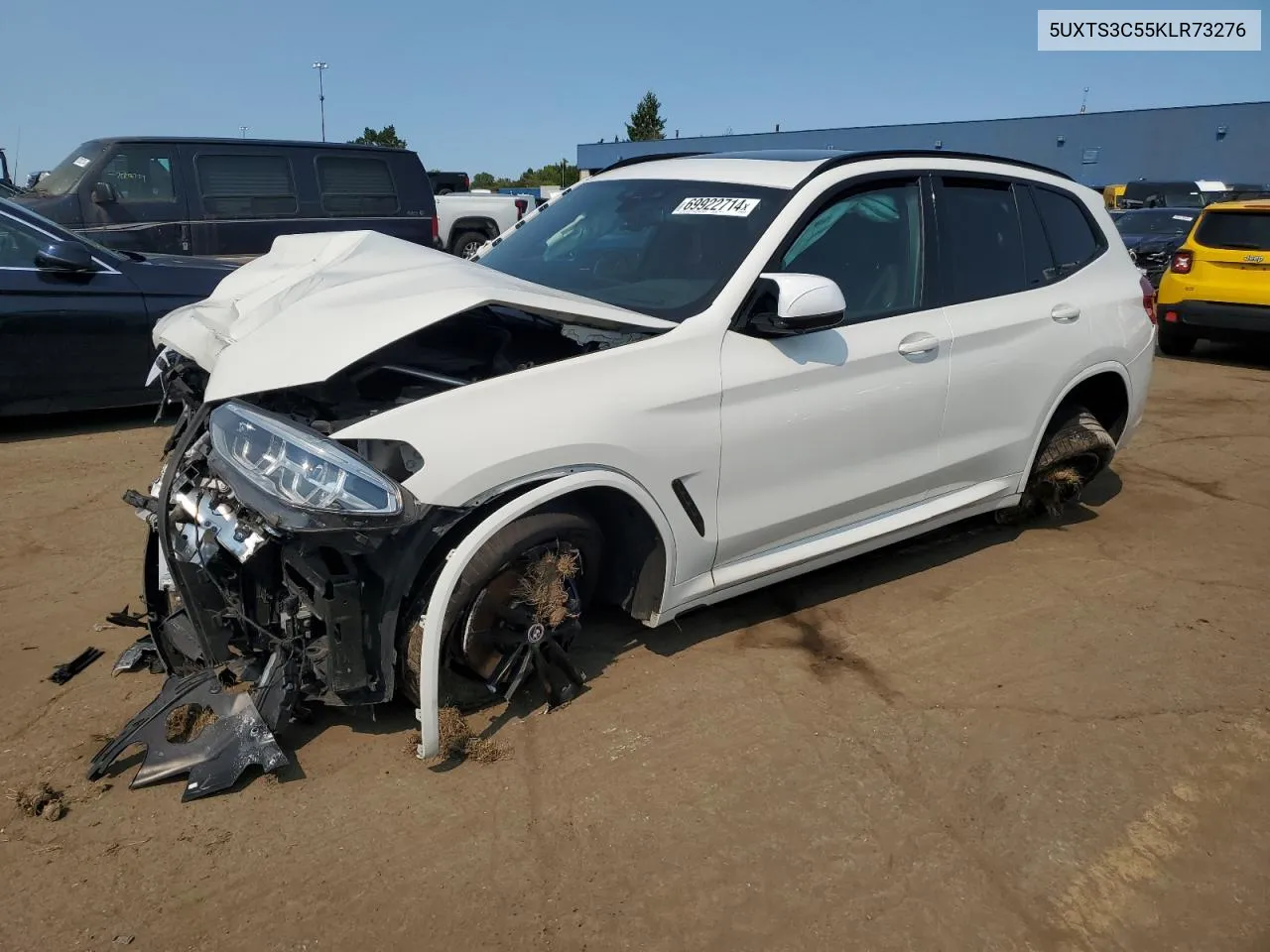 2019 BMW X3 xDrivem40I VIN: 5UXTS3C55KLR73276 Lot: 69922714