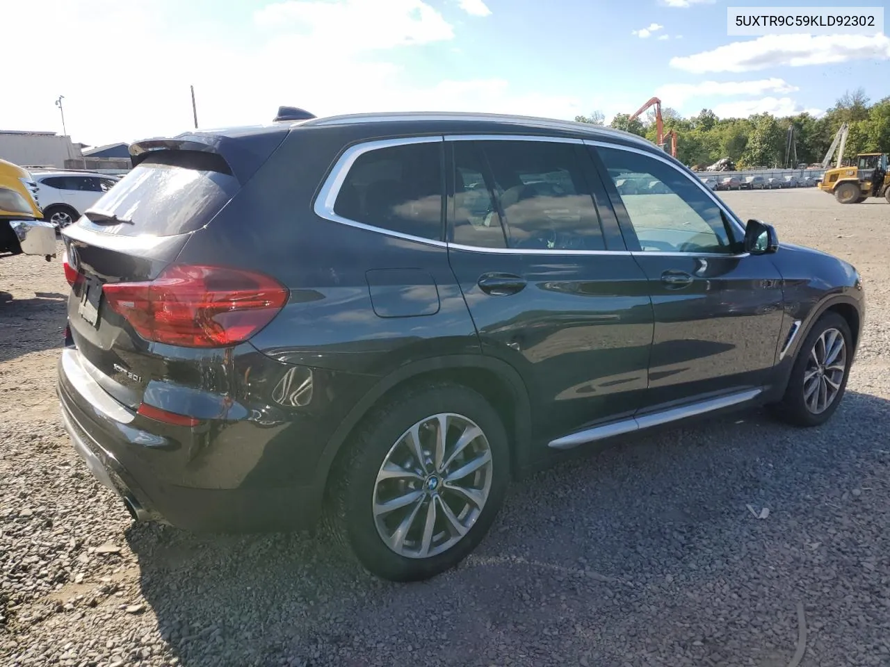 2019 BMW X3 xDrive30I VIN: 5UXTR9C59KLD92302 Lot: 70022034