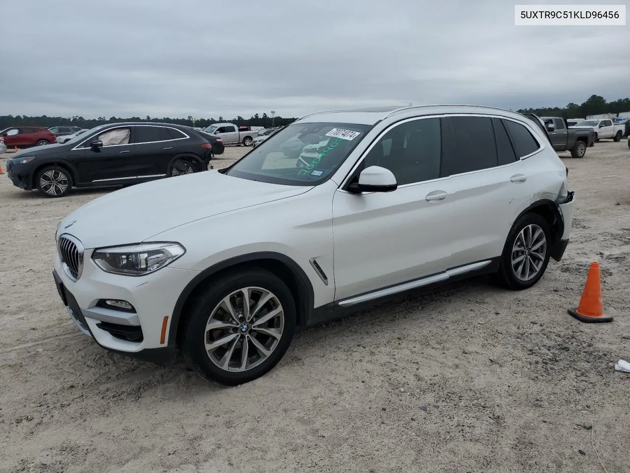 2019 BMW X3 xDrive30I VIN: 5UXTR9C51KLD96456 Lot: 70074074