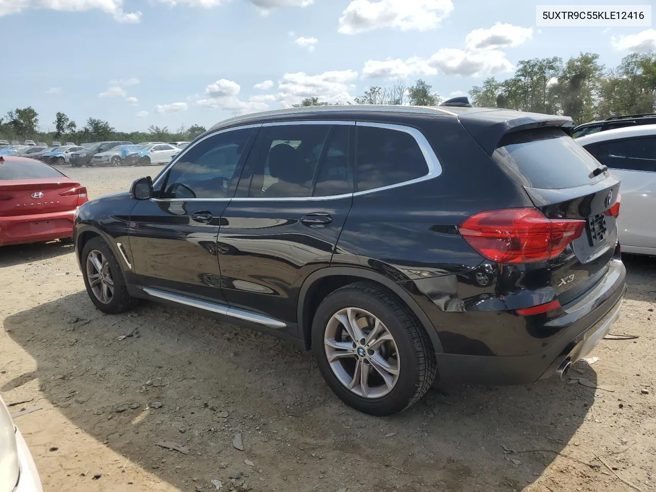 2019 BMW X3 xDrive30I VIN: 5UXTR9C55KLE12416 Lot: 70200184