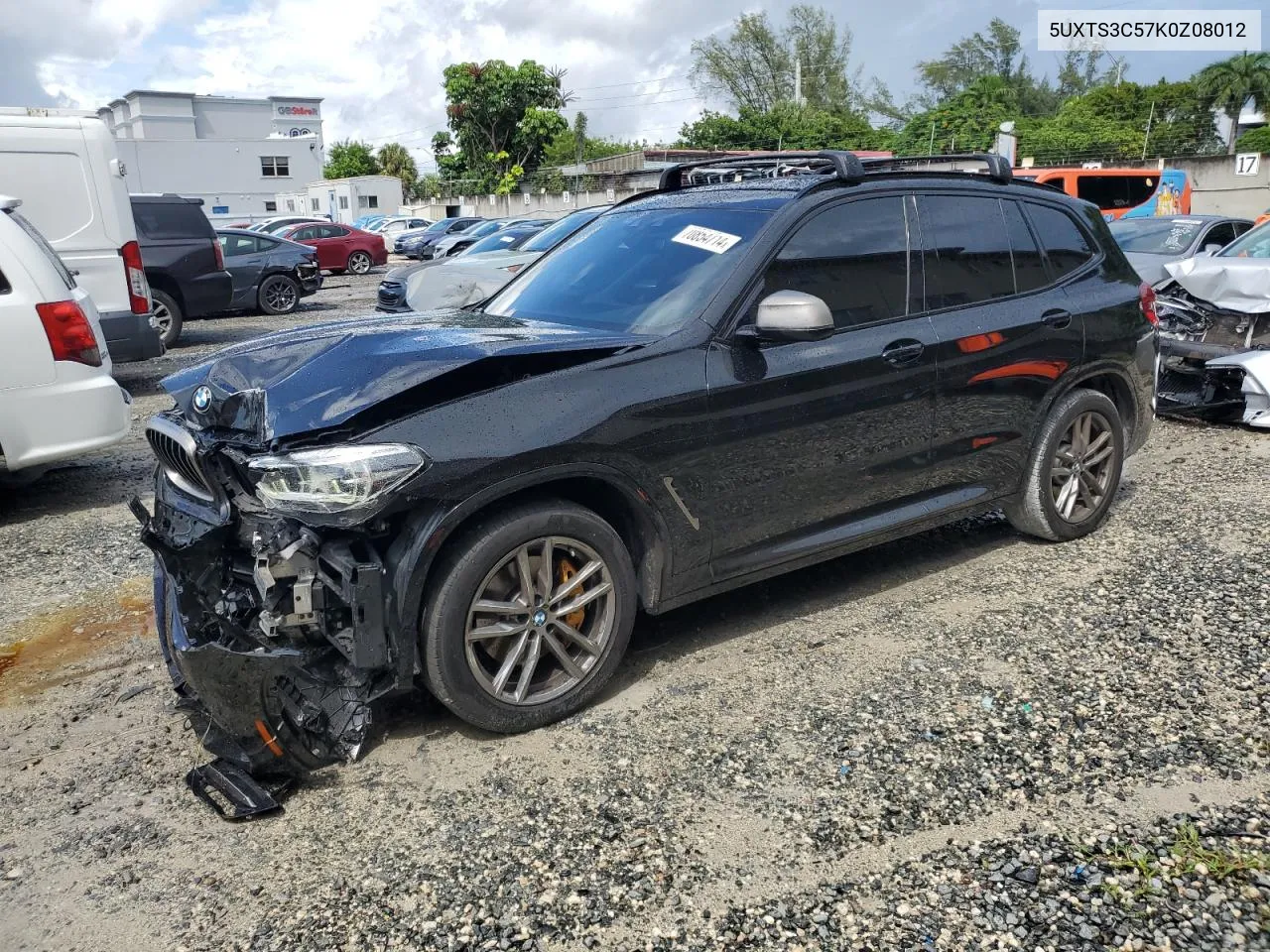 2019 BMW X3 xDrivem40I VIN: 5UXTS3C57K0Z08012 Lot: 70854714