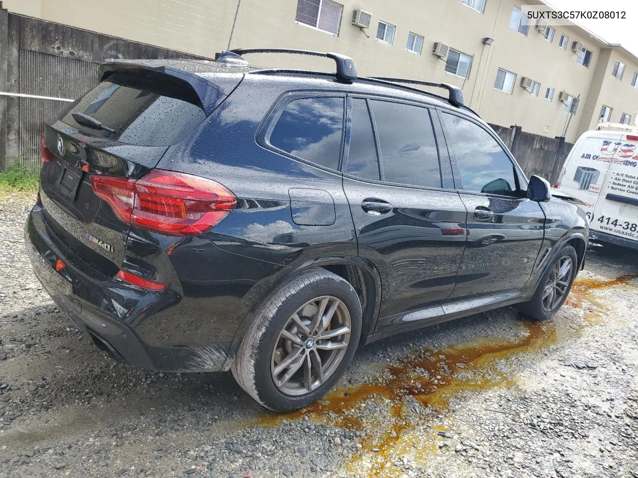 2019 BMW X3 xDrivem40I VIN: 5UXTS3C57K0Z08012 Lot: 70854714