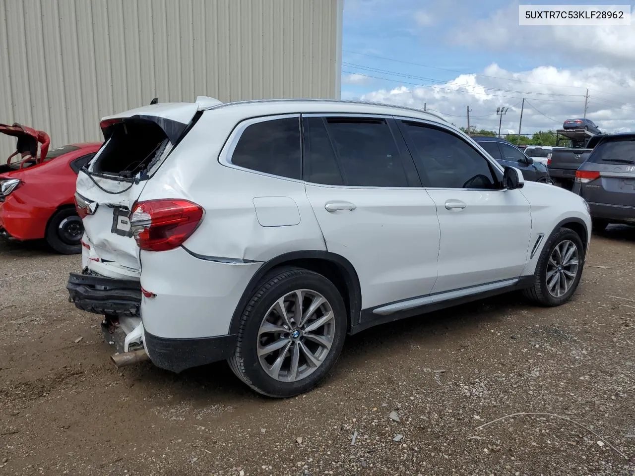 2019 BMW X3 Sdrive30I VIN: 5UXTR7C53KLF28962 Lot: 70920364