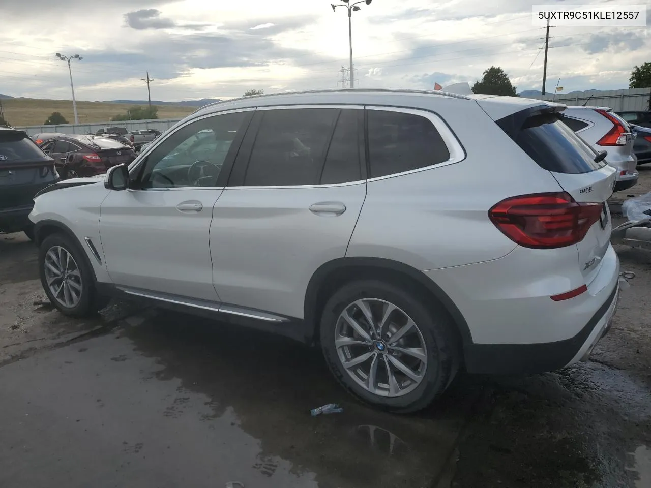 2019 BMW X3 xDrive30I VIN: 5UXTR9C51KLE12557 Lot: 71103534