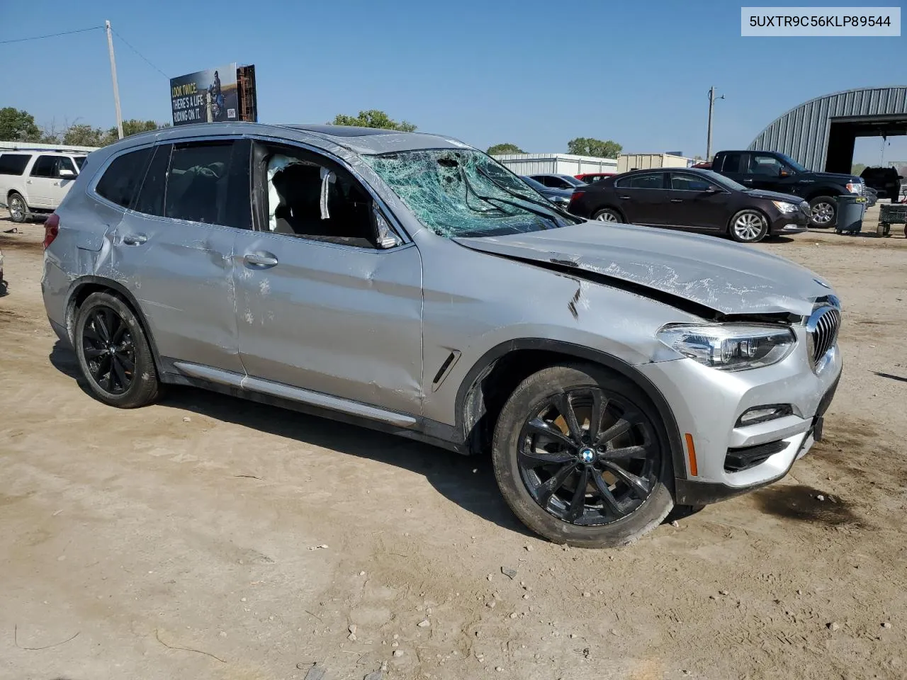 2019 BMW X3 xDrive30I VIN: 5UXTR9C56KLP89544 Lot: 71193264