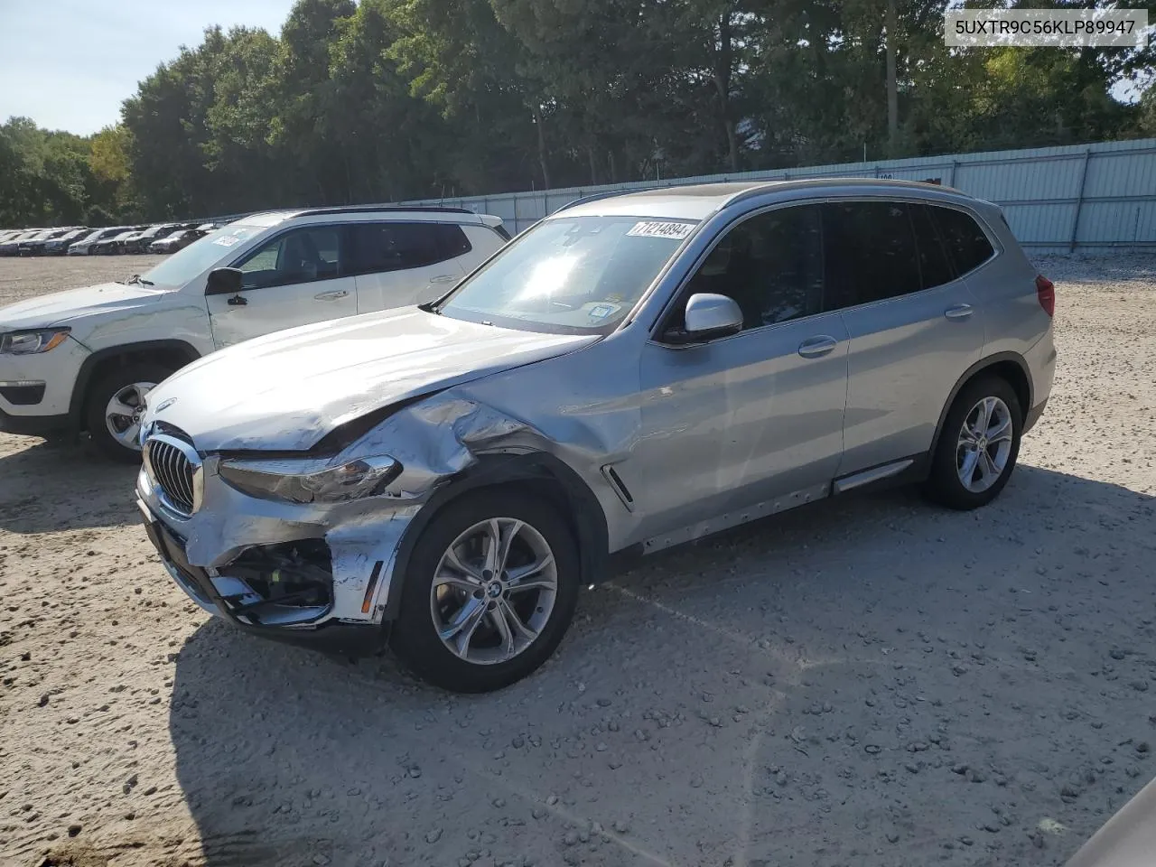 2019 BMW X3 xDrive30I VIN: 5UXTR9C56KLP89947 Lot: 71214894