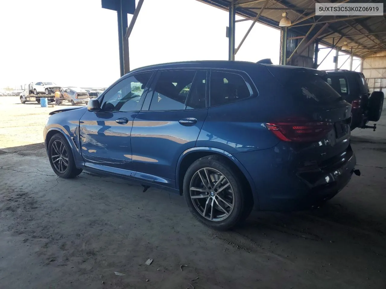 2019 BMW X3 xDrivem40I VIN: 5UXTS3C53K0Z06919 Lot: 71986234