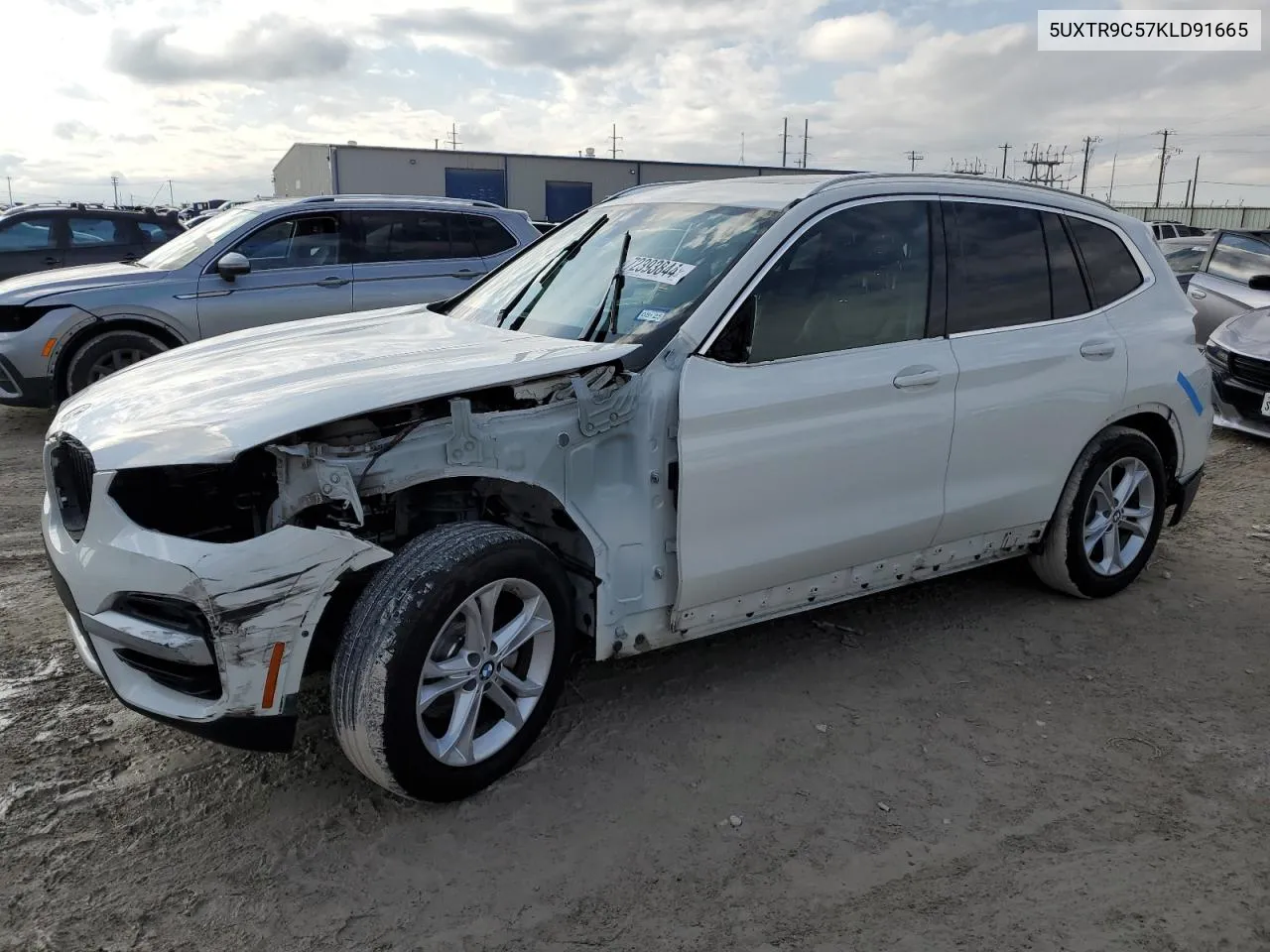 2019 BMW X3 xDrive30I VIN: 5UXTR9C57KLD91665 Lot: 72393844