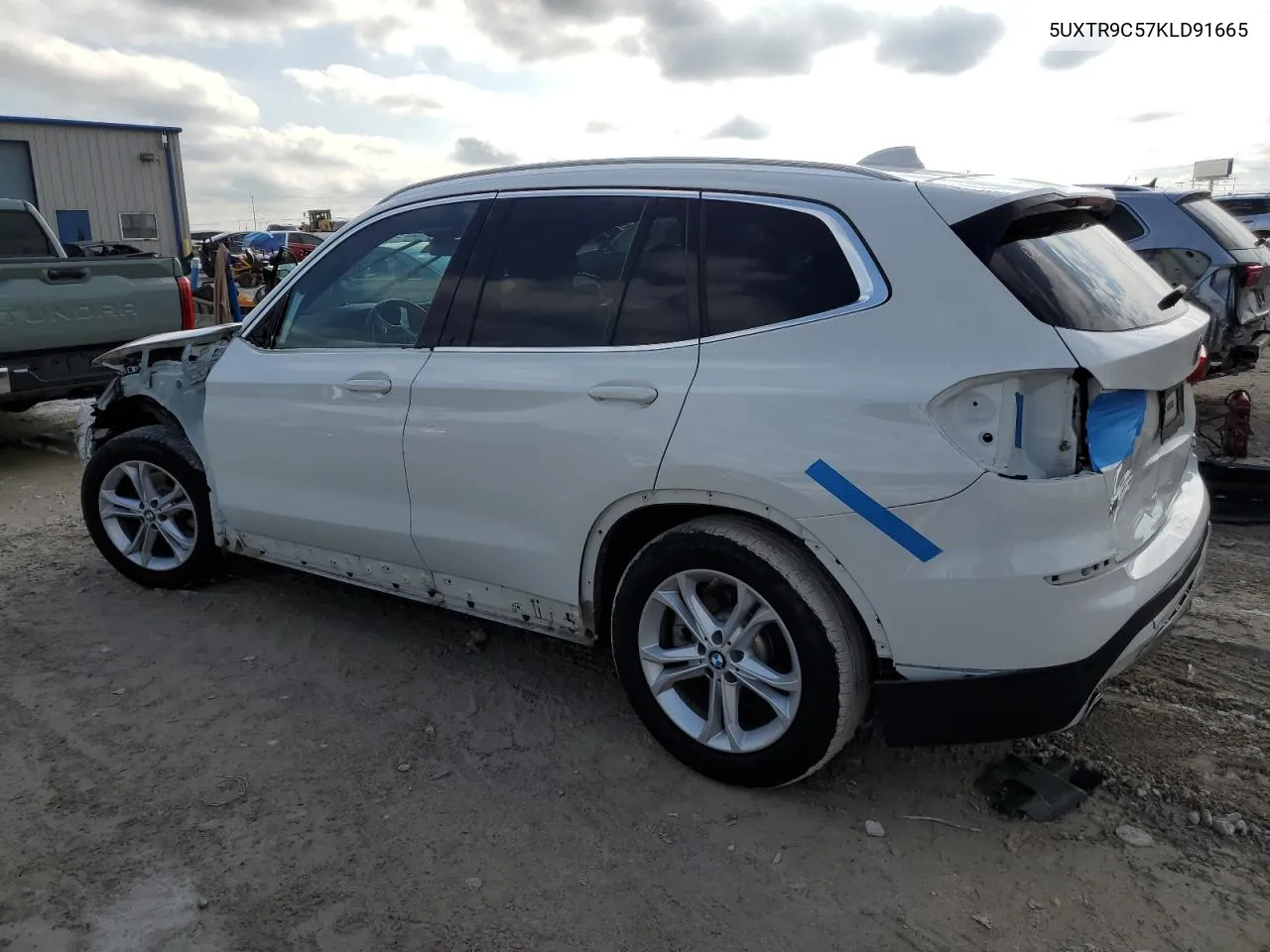 2019 BMW X3 xDrive30I VIN: 5UXTR9C57KLD91665 Lot: 72393844