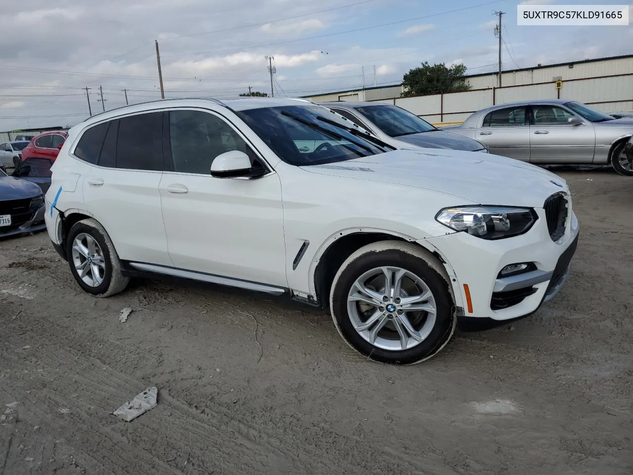 2019 BMW X3 xDrive30I VIN: 5UXTR9C57KLD91665 Lot: 72393844