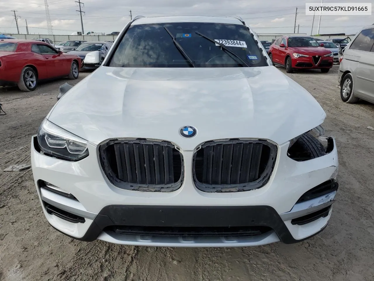 2019 BMW X3 xDrive30I VIN: 5UXTR9C57KLD91665 Lot: 72393844