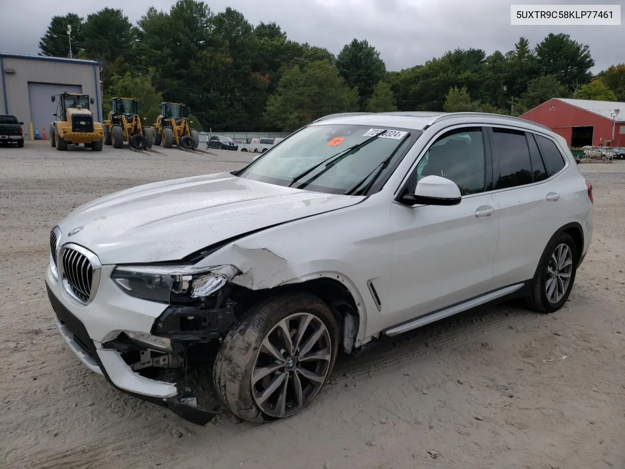 2019 BMW X3 xDrive30I VIN: 5UXTR9C58KLP77461 Lot: 72400324