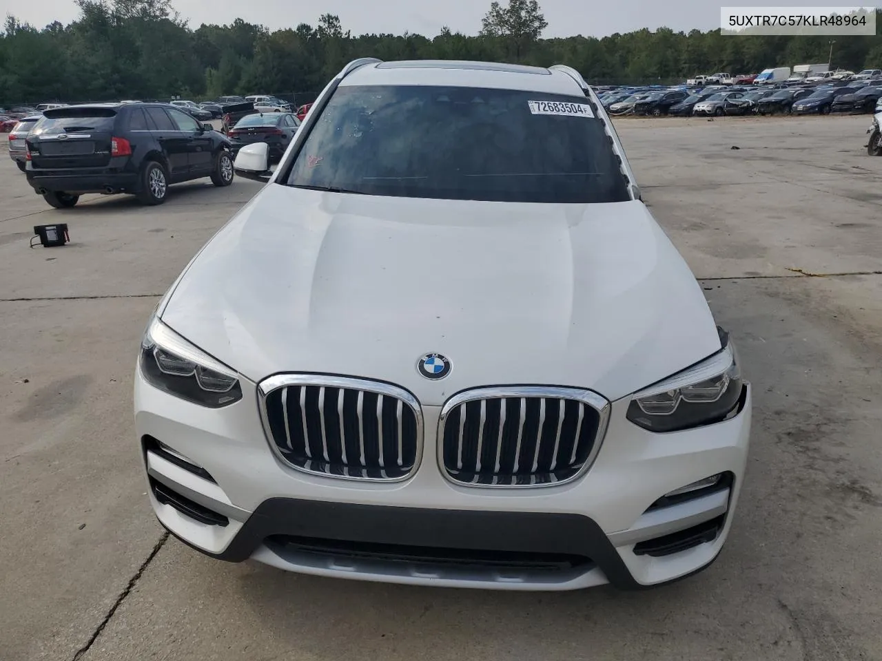 2019 BMW X3 Sdrive30I VIN: 5UXTR7C57KLR48964 Lot: 72683504